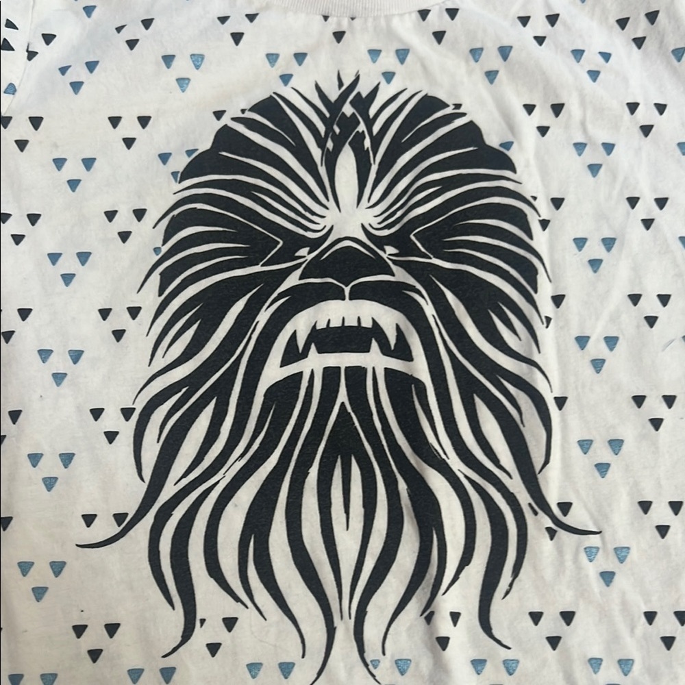 Star Wars Chewbacca Girls Graphic Top with Tulle Hem - Size XL - Disney - Picture 3 of 8